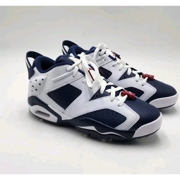 Nike Air Jordan Retro 6 G Golf Shoes Olympic Navy DV1376-101 Mens Size 7.5 New